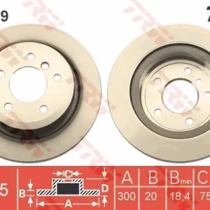 Tarcza hamulcowa TRW DF6329 Oferta czasowa