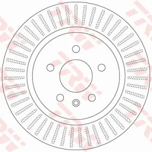 Tarcza hamulcowa TRW DF6371 Nowość