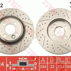 Tarcza hamulcowa TRW DF6422 Darmowa dostawa