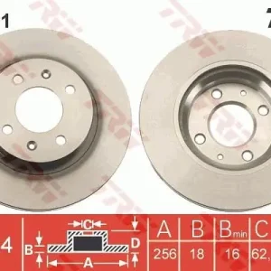Tarcza hamulcowa TRW DF6431 Obniżka ceny