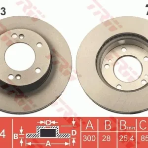 Hit cenowy Tarcza hamulcowa TRW DF6463