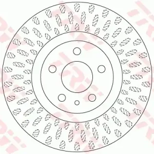 Nie przegap Tarcza hamulcowa TRW DF6522