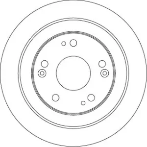 Rabat Tarcza hamulcowa TRW DF6526
