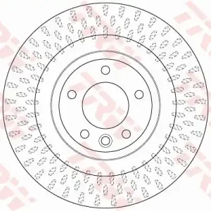 Tarcza hamulcowa TRW DF6528S Nowość