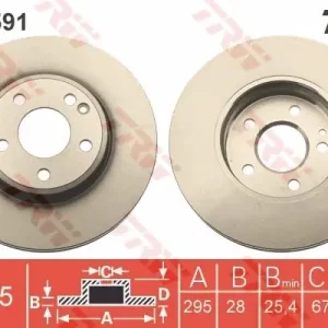 Tarcza hamulcowa TRW DF6591 Okazja