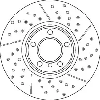 Tarcza hamulcowa TRW DF6604S Szybka wysyłka