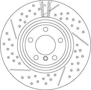 Tylko do końca tygodnia Tarcza hamulcowa TRW DF6606S