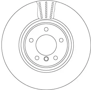 Tarcza hamulcowa TRW DF6609S Ograniczona ilość