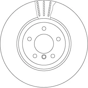 Ograniczona ilość Tarcza hamulcowa TRW DF6624S