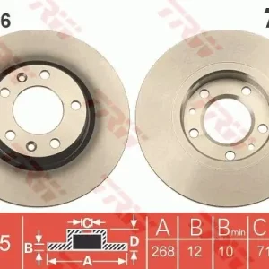 Bezpieczne zakupy Tarcza hamulcowa TRW DF6656