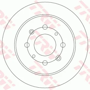 Tarcza hamulcowa TRW DF6673 Hit sprzedaży