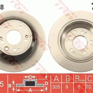 Zamów dziś Tarcza hamulcowa TRW DF6678