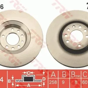 Bezpieczne zakupy Tarcza hamulcowa TRW DF6686