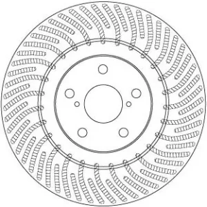 Nowy Tarcza hamulcowa TRW DF6692S