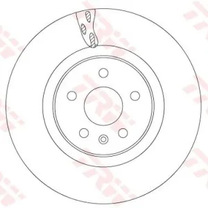 Zniżka Tarcza hamulcowa TRW DF6700S