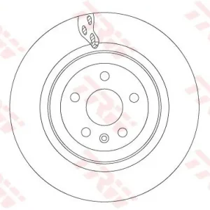 Tarcza hamulcowa TRW DF6702S Darmowy zwrot