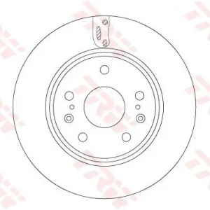 Bezpieczna płatność Tarcza hamulcowa TRW DF6703
