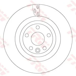 Ograniczona ilość Tarcza hamulcowa TRW DF6706S