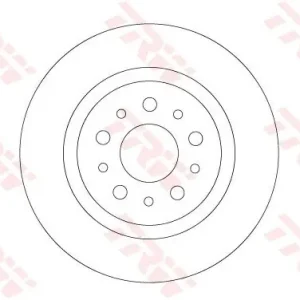 Zamów teraz Tarcza hamulcowa TRW DF6714