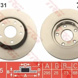 Okazja Tarcza hamulcowa TRW DF6731