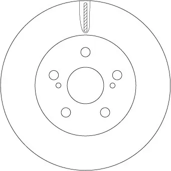 Tarcza hamulcowa TRW DF6734 Niska cena