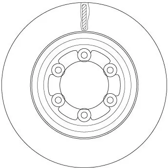 Ostatnia szansa Tarcza hamulcowa TRW DF6736S