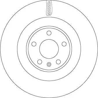 Tarcza hamulcowa TRW DF6750S Nowy
