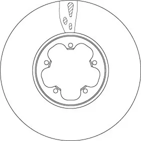 Nie przegap Tarcza hamulcowa TRW DF6752S