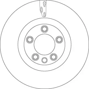Hit sprzedaży Tarcza hamulcowa TRW DF6772S