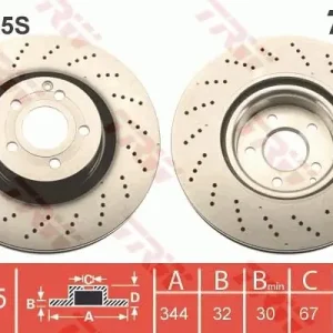 Tarcza hamulcowa TRW DF6775S Promocja
