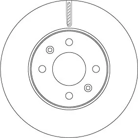 Darmowa dostawa Tarcza hamulcowa TRW DF6794