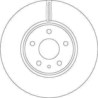 Wyprzedaż Tarcza hamulcowa TRW DF6811