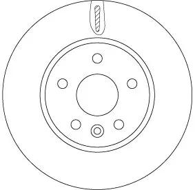 Wyjątkowa oferta Tarcza hamulcowa TRW DF6819