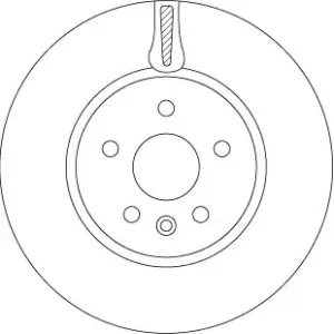 Zniżka Tarcza hamulcowa TRW DF6820