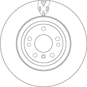 Tarcza hamulcowa TRW DF6833S Kup teraz
