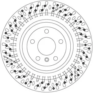 Tarcza hamulcowa TRW DF6835S Dostępne od ręki