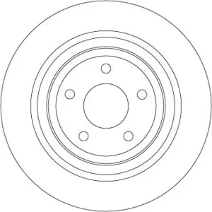 Tarcza hamulcowa TRW DF6872 Wysoka jakość