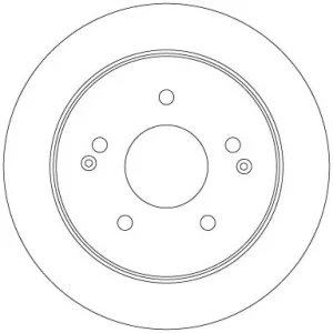 Tarcza hamulcowa TRW DF6879S Darmowa dostawa