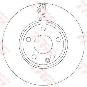 Tarcza hamulcowa TRW DF6885 Nowy
