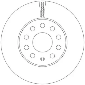 Tarcza hamulcowa TRW DF6903S Zamów teraz