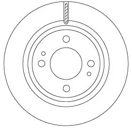 Tarcza hamulcowa TRW DF6908 Łatwy zwrot