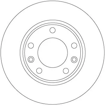Nowy Tarcza hamulcowa TRW DF6910