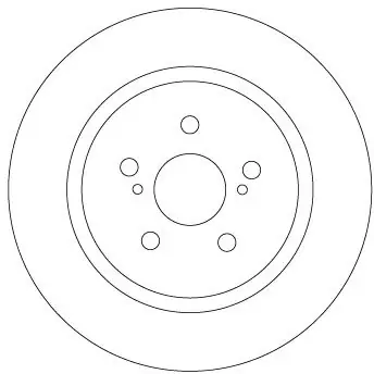 Tarcza hamulcowa TRW DF6920 Bestseller