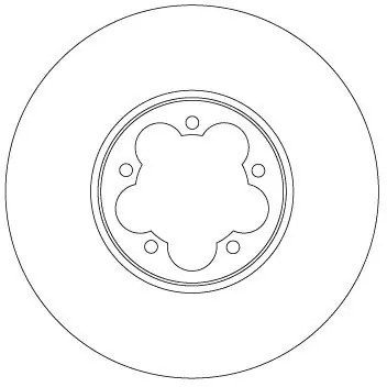 Ostatnia szansa Tarcza hamulcowa TRW DF6921S