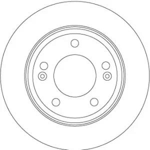 Tarcza hamulcowa TRW DF6937 Nowość