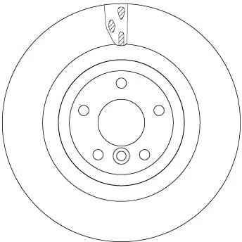 Tarcza hamulcowa TRW DF6969S Nowy