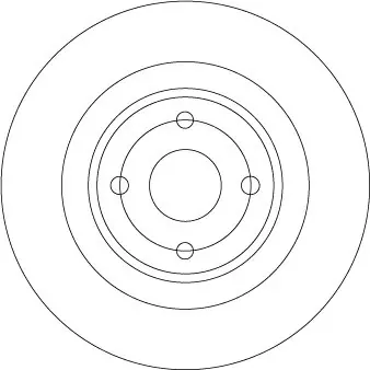 Tarcza hamulcowa TRW DF6974 Rabat