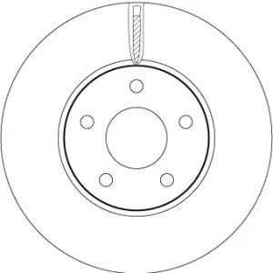 Tarcza hamulcowa TRW DF6975 Popularny