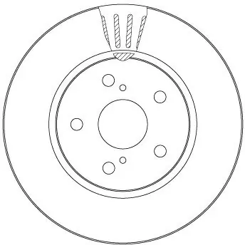 Dostępne od ręki Tarcza hamulcowa TRW DF6986S