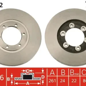 Tarcza hamulcowa TRW DF7152 Hit sprzedaży
